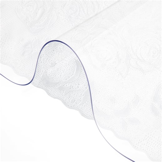 BENTISM Clear Desk Cover Protector, 24 x 60 inch, 1.5 mm Thick Plastic Clear Desk Pad Mat, Rectangle Waterproof Table Top Protector, Scratch Proof and Easy Cleaning for Office Dresser Night Stand