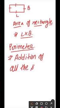 area of rectangle explained easily