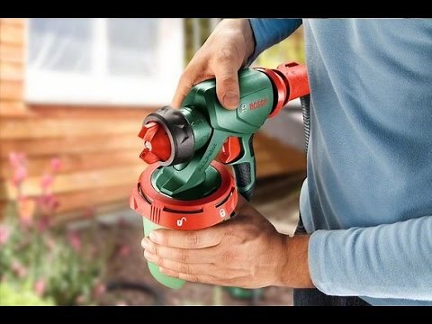 Pistolet à peinture Bosch PFS 3000 2 - comment l'utiliser