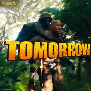 Get ready to play #Jumanji. In cinemas from tomorrow. | Sony Pictures