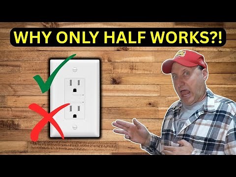 Why Only Half of Your Electrical Outlet Is Working (Top or Bottom is OUT?)