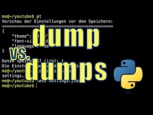 Learning Python – JSON with dump and dumps explained simply