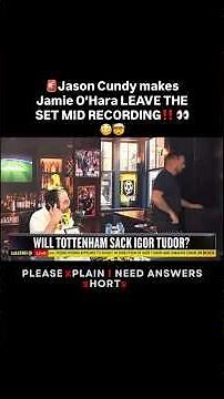 🚨Jason Cundy makes Jamie O’Hara LEAVE THE SET MID RECORDING‼️ 👀😳🤯