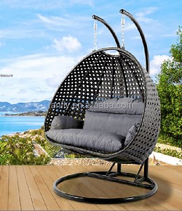 [Hot Item] Two Seat Hanging Garden Swings Egg Chairs for Adults