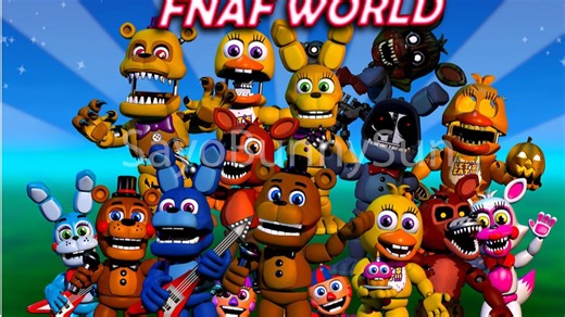 【Fnaf World怪物模拟器】新版本探索第四期