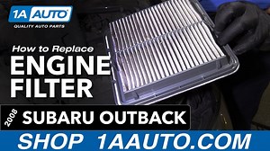 How to Replace Engine Filter 2004-09 Subaru Outback