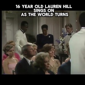 Before her rise to fame, Lauryn Hill performed a soulful rendition of "You’re All I Need to Get By" on As the World Turns in 1991, showcasing her incredible talent as Kira Johnson. A star in the making! | Vintage & Iconic African American Everything