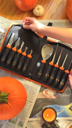 Say goodbye to messy carving with the precision of this pumpkin carving kit! 🍂🎃 https://bit.ly/4dZjo9l | So Yummy