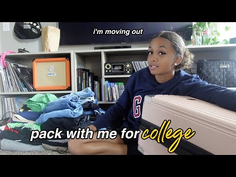 Pack With Me for College | i'm moving out! | LexiVee