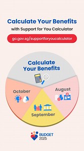 47K views · 155 reactions | #ICYMI: Upcoming Budget support and enhanced rebates are coming your way!  Watch the video to see what’s in store for you.  Calculate your benefits here: go.gov.sg/supportforyoucalculator #SGBudget2025 | Ministry of Finance (Singapore) | Facebook