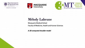 Mélody Labrune_3MT_A 3D computed shoulder model
