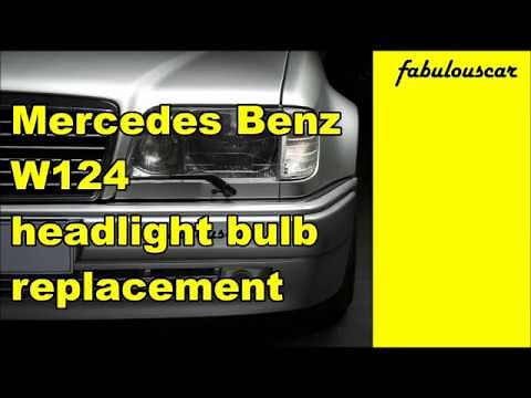 Headlight bulb replacement | Mercedes Benz W124