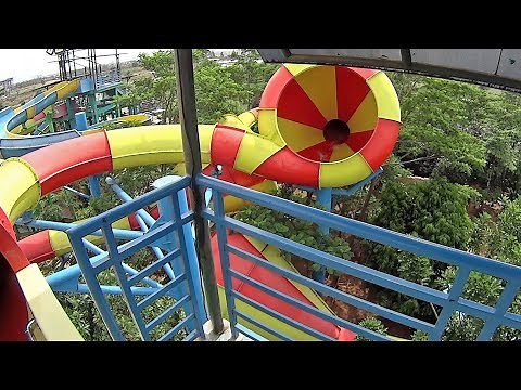 Giant Cone Water Slide at Transera Waterpark