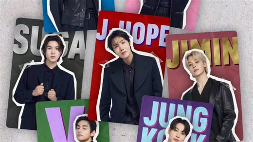 BTS digital photo cards to celebrate one week of BTS: THE RETURN!