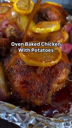 16K views · 94 reactions | Oven Baked Chicken & Potatoes – The...