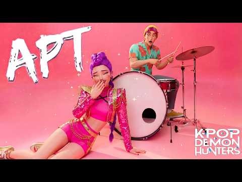 ROSÉ & Bruno Mars - APT. (cover by Rumi & Abby) | Kpop Demon Hunters (Official Music Video)