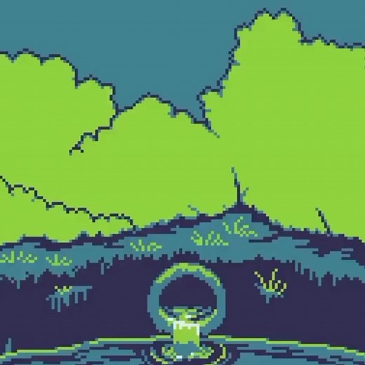 Creepy Gorefield Game on Gameboy - Zalgo Jon and Oddie