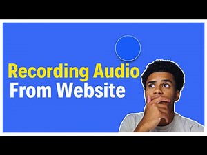 Record Audio From Any Website In 1 Click