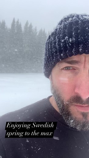Enjoying Swedish spring to the max…🌴🍦🍹 | Martin Up North