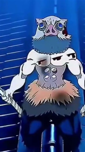 Inosuke without mask 🔥 #demonslayer #anime #inosuke #nobatidao #trending #kimetsunoyaiba #edits