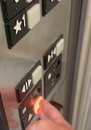 Ringing the bell in an elevator ￼