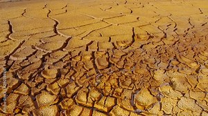 traveling, through the cracked earth in the vicinity of rio tinto, Huelva