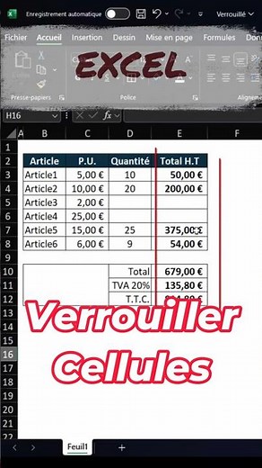 🔒 Lock Your Excel Cells Easily
