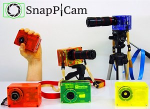 SnapPiCam Raspberry Pi Powered Digital Camera Kit (video)