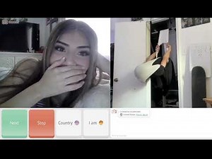 Hanging wedgie on Omegle in front of cute girl