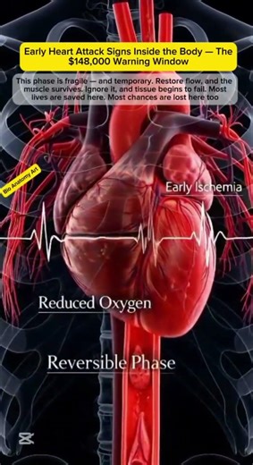 Early Heart Attack Signs Inside the Body — The $148,000 Warning Window