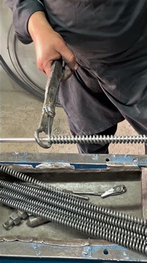 Handcrafted Spring Making on Lathe Machine 🔥 Old School Skill Work
