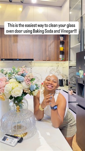 I won’t lie 🫢this oven door embarrassed me 😅 I tried The Pink Stuff first, but the grease said ‘no ma’am’🤣 So I went back to what always works!! Baking soda, vinegar, and patience🤣 This clean was also part of retraining my Staff Since Precious is no longer around, I realized they don’t yet understand how I like things done or when and why ! So today was less about cleaning and more about teaching systems👌 how to lift grease from oven glass, how to maintain under-sink areas, and how a home s