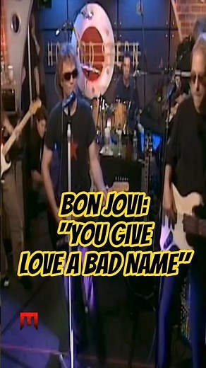 Bon Jovi: "You Give Love a Bad Name" LIVE (Stern Show 2000) 🎙️ Iconic Rock Anthem Acoustic/Electric