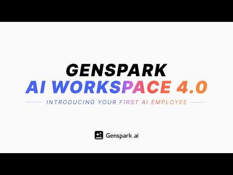 🚀 Introducing Genspark AI Workspace 4.0