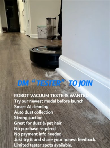 Test Our Robot Vacuum Before Launch