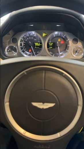 Aston Martin DB9 V12 Cold Start