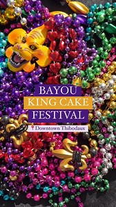 11K views · 199 reactions | Join us for the 2024 Bayou King Cake Festival! Head to Downtown Thibodaux to sample a variety of locally baked king cakes and vote on the one you believe is the best on the bayou. Who will be crowned this year?  #OnlyLouisiana  Sat. Jan 27 from 10am-4pm  Downtown Thibodaux, Louisiana's Cajun Bayou | Explore Louisiana | Facebook