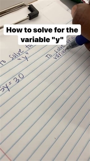 Math Tutoring Services | Mini Math Moment: How to solve for the variable "y". Algebra is my favorite subject. I believe if you're strong here, you will sore at... | Instagram