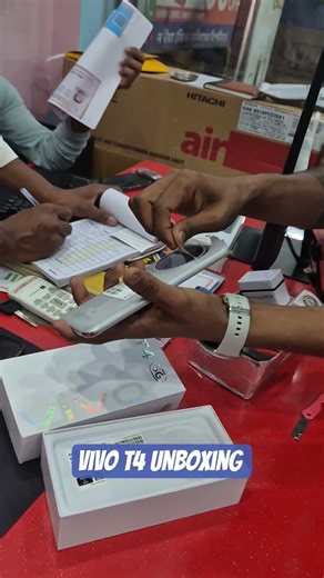 UNBOXING OF VIVO T4 TITANIUM GREY | EASY EMI OPTIONS | #vivo #vivot4 #vivoindia