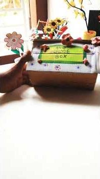 subscriber name box #shorts #craftyliving #diy #craftyhome