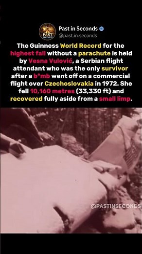 She Fell 33,000 Feet Without a Parachute—And Survived