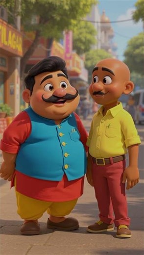 "Motu Patlu: Mehnat Ka Power — Never Give Up!"#motupatlu #mehnat ka rang
