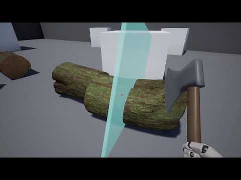 UE4 | (Almost) realistic way to cut wood using Procedural Meshes