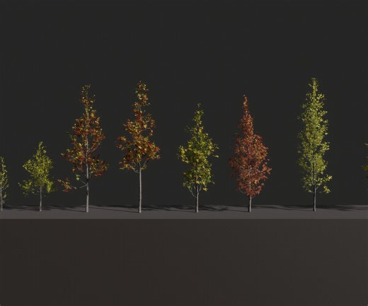 ArtStation - Sweetgum Tree | Game Assets