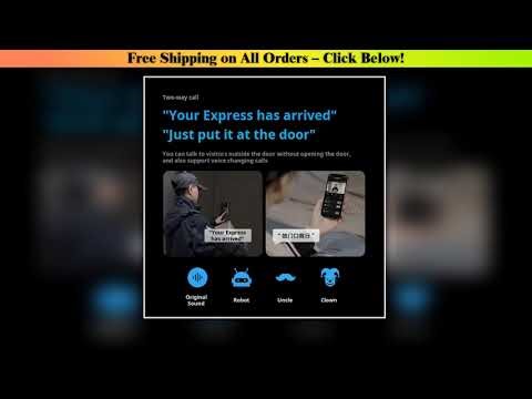 Aqara Smart Video Doorbell G4 1080P HD Pixels Visual Door Bell Smart Home Remote Control