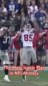 Eli Manning to David Tyree helmet catch. The most iconic play in NFL History #nfl #giants #football #superbowl | Giants Nation Show