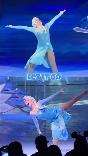 Frozen Elsa’s “Let it Go” ice performance!
