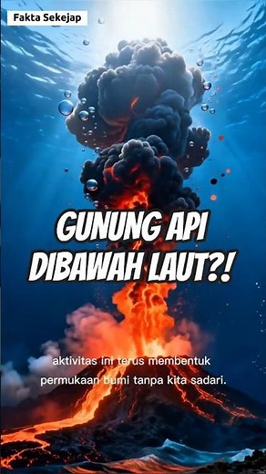 Gunung Api Bawah Laut yang Masih Aktif! 🌋🌊