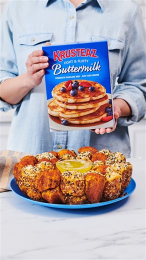 As fun to make as it is to pull apart, this Mix ‘n Match Savory Monkey Bread is the perfect way to make sure everyone gets to enjoy their favorite flavors. What are you putting on yours? https://bit.ly/4cBNXCo | Krusteaz
