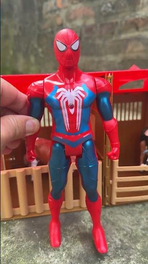 Spider-Man vs Hulk Protecting His Son | Unboxing and Review Spider-Man Toys Video #hulk #spiderman